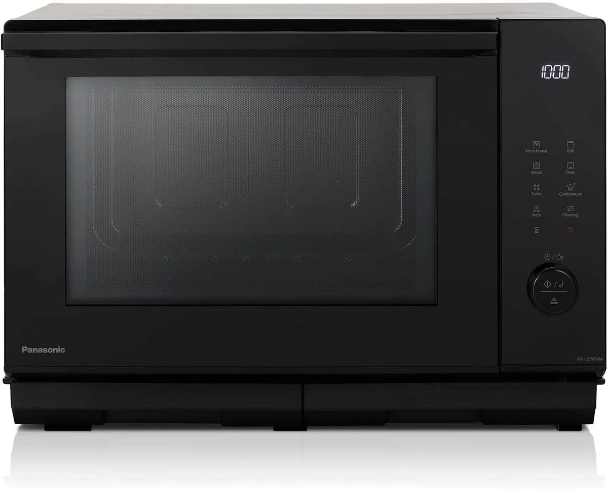 Panasonic Mikrowelle NN-DS59NMETG 4-in-1-Kombination, Leistung 1000 W, 32 automatische Programme, Fassungsvermögen 27 Liter, aus & Grill, Flachbett