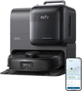 Saugroboter E28 eufy Omni HydroJet, DuroSpiral Entwirrbürsten, All-in-One-Station, 20.000Pa Turbo-Saugkraft, tragbarer Tiefenreiniger