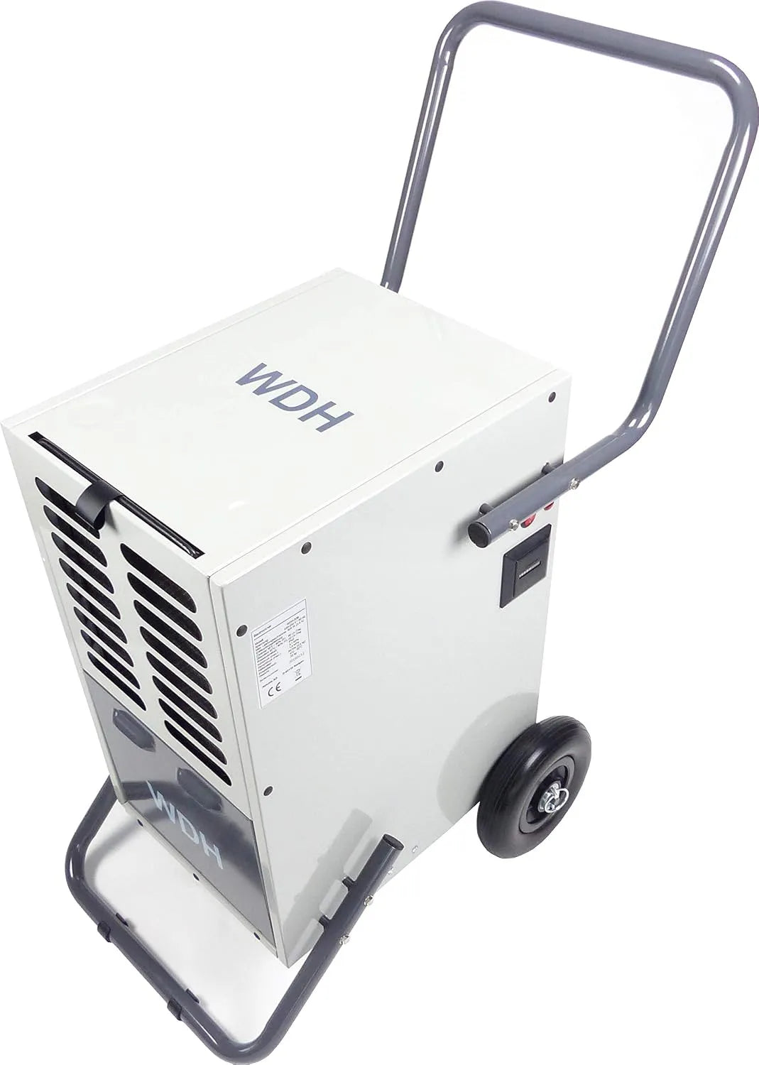 Luftentfeuchter WDH-50B Aktobis Bautrockner, bis 50 L/Tag, Entfeuchtungsgerät mit Kompressor, Dauerbetrieb möglich, Farbe grau