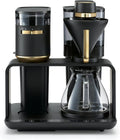 Melitta Kaffeemaschine, in Schwarz-gold, EPOS mit Mahlwerk