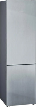 Siemens Freistehende Kühl-Gefrier-Kombination KG39E8IBA iQ500, Fassungsvermögen 249 L Kühlen mit 94 L Gefrieren, Maße 201x60cm, bottleRack, Farbe Grau