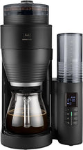 Melitta Kaffeemaschine, Glaskanne und Timer-Funktion, für bis zu 10 Tassen Kaffee, AromaFresh X, in Schwarz, silber