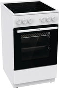 Gorenje Kochfeld GEC5A, Breite 50 cm, Pizzamodus 300°C, AquaClean, 21 WG Elektro-Standherd mit Glaskeramik, Fassungsvermögen 74 Liter, PerfectGrill