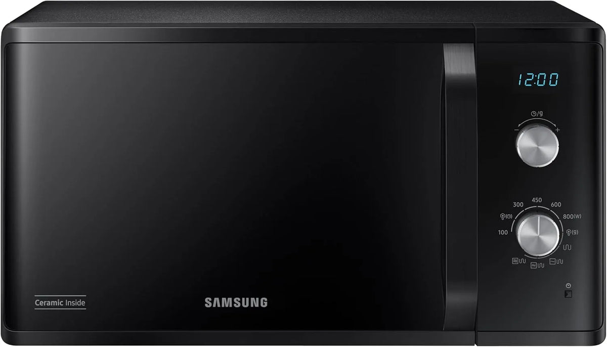 Samsung Mikrowelle MG23K3614AK/E1, Fassungsvermögen 23 l, Leistung 800 W, Modell MG23K3614AK, mit Grill, in Schwarz MG23K3614AK, TDS-System