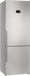 Bosch Modell KGN49AIBT, Fassungsvermögen 311 L Kühlen und 129 L Gefrieren, NoFrost, Flex Interior, Perfect Fit, Gebürsteter Stahl, VitaFresh XXL