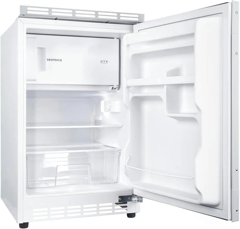 Respekta Kühlschrank UKS110-11, Fassungsvermögen 82 L Nutzinhalt, in weiß, Verstellbare Füße, Maße 81,5 x 49,5 cm, Unterbaukühlschrank