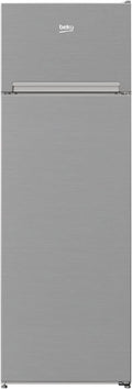 Beko Kühlschrank RDSA280K40SN, Freistehender Doppeltür Energieklasse E 250 l 160,6 x 54 x 57,4 cm Stahlgrau