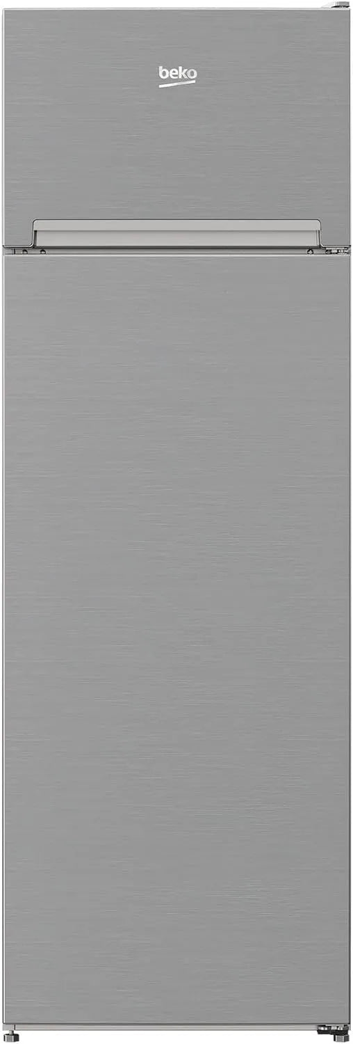 Beko Kühlschrank RDSA280K40SN, Freistehender Doppeltür Energieklasse E 250 l 160,6 x 54 x 57,4 cm Stahlgrau