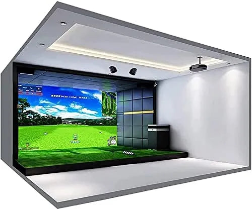 Den privaten und gewerblichen Gebrauch Indoor-Golfsimulator für, HD-Schlagbildschirm inklusive