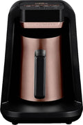 Modell RICH SPIN M TURKISCHE KAFEEMASCHINE OK0012-R ARZUM OKKA, Milk Turkish Coffee Function, Over flow prevention system, Copper, in Schwarz