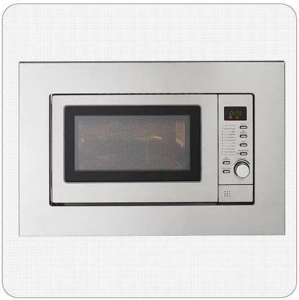 PKM Mikrowelle MW800.8-20G-EB, Leistung 1000W Grillfunktion, Fassungsvermögen 6 Leistungsstufen, Einbau, Kindersicherung, Fassungsvermögen 20L Garraum