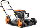 Fuxtec Rasenmäher FX-RM51SA96, leistungsstarker 196 cc, Motormäher Mulchen, mit 51 cm und Selbstantrieb, Benzin Profi Mulchmäher