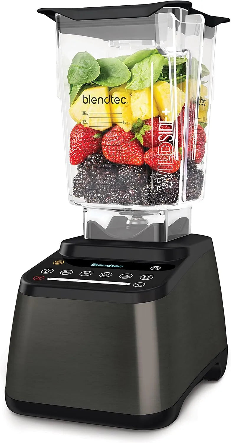Standmixer, Blendtec Designer 725 Hochleistungsmixer, Fassungsvermögen 2.66 L, Leistung 1800 W, Dunkelgrau Metallic