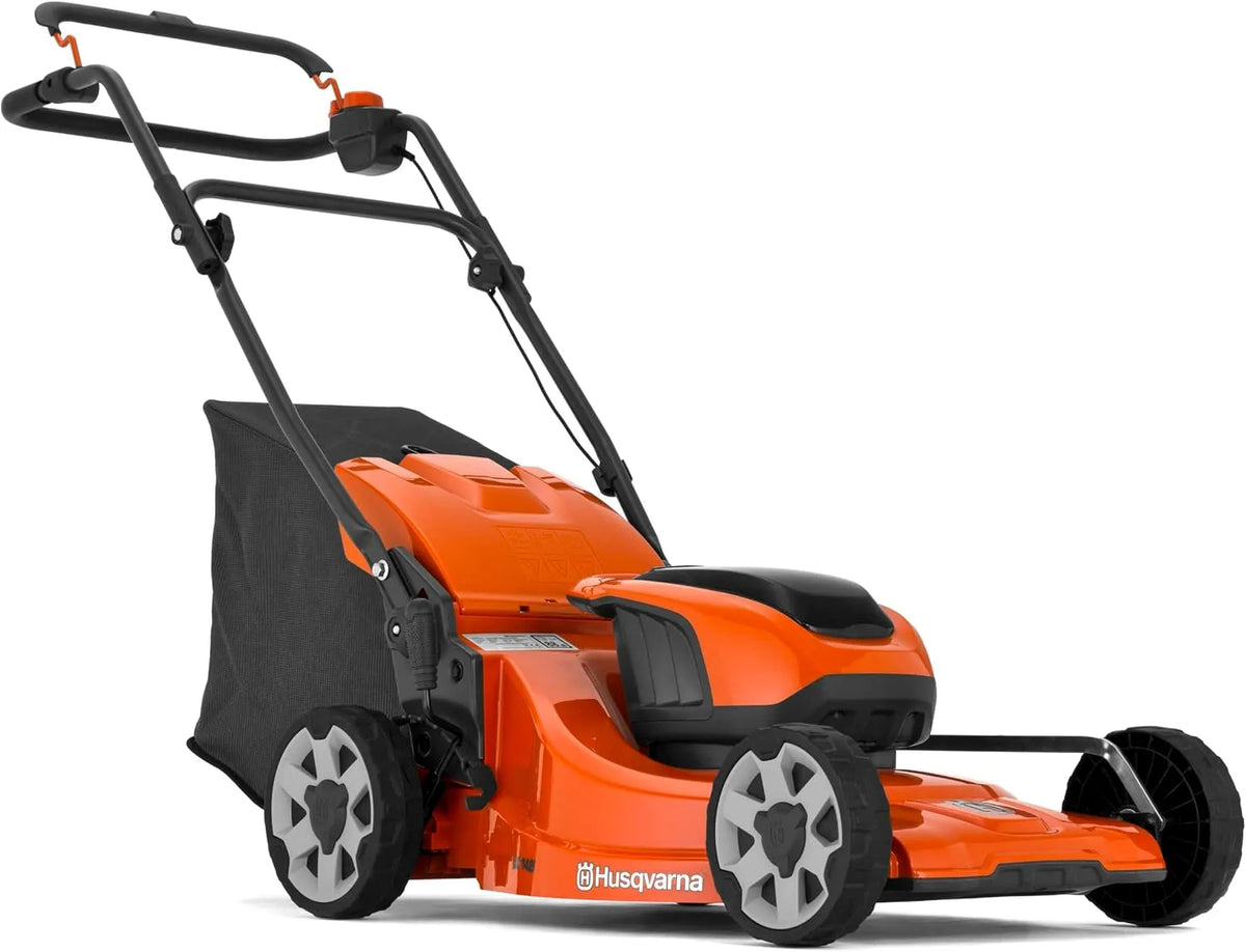 Husqvarna Rasenmäher 142iS, 42 cm Schnittbreite, Spannung 36V Li-Ion, LC Akku, Save-Modus, PowerBoost, zentrale Höhenverstellung, klappbarer Holm