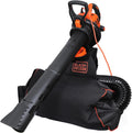 Black+Decker Laubsauger BEBLV300-QS, 3.000 Watt, mit Häcksler, für Terrasse, Einfahrten, 3-in-1 Elektro & Laubbläser, Wege