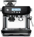 Sage Kaffeemaschine, The Barista Pro, 30 Mahlgradeinstellungen, 1650 Watt, inklusive. Milchkännchen und Tamper, Schwarzer Trüffel
