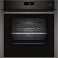 Neff Backofen B6AVJ7AG3, Made in Germany, N 50, Einbau mit Dampfunterstützung, Maße 60 x 60 cm, Air Fry samt Blech, Versenkbare Tür, Backautomatik