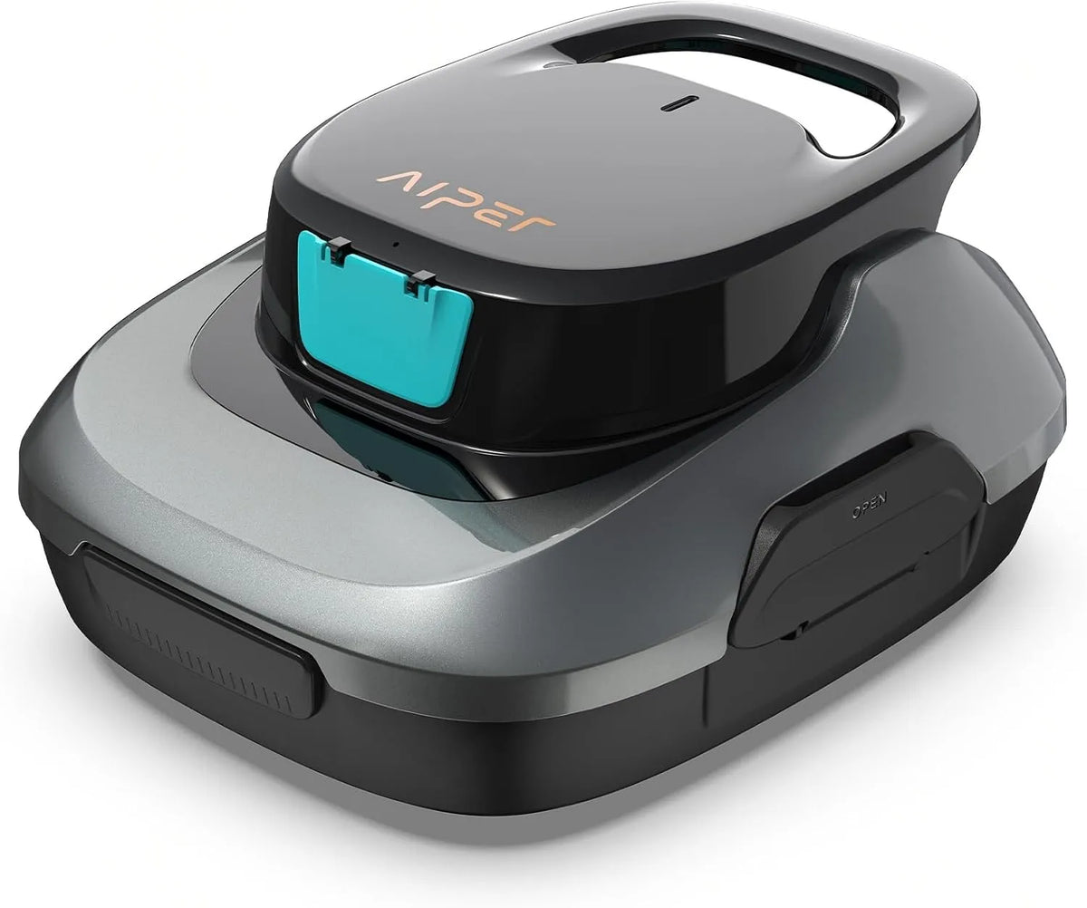 Poolroboter AIPER, 90 Minuten Reinigungszeit, Kabelloser Poolsauger Akku, Automatische Reinigung mit Selbsteinparkfunktion