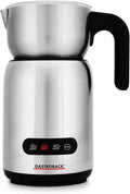 Milk and Chocolate Advanced GASTROBACK Design, 650 Watt Induktion-Milchaufschäumer für 1 Liter Milchschaum, heiße Schokolade, Silver, in Schwarz