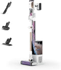 Shark Akku-Staubsauger 2-l-Basis IW3612EUT, 60 Min., Detect Clean & Empty, kraftvolle Saugkraft, DirtDetect, selbstleerende, Anti Hair Wrap, Weiß