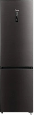 Midea Kompressor MDRB521MGA28O Gefrierfach-Schublade/201, 201 cm hoch, Fassungsvermögen 256 L Kühlteil, Fassungsvermögen 122 L Gefrierteil, NoFrost