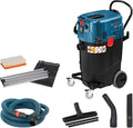 Bosch Nass-/Trockensauger GAS 55 M, 1x PES-Flachfaltenflter, Schlauch 5 m mit Werkzeugmuffe, inklusive. Fugendüse, Krümmer, 35mm Ø, 3x 0,35 m Saugrohr