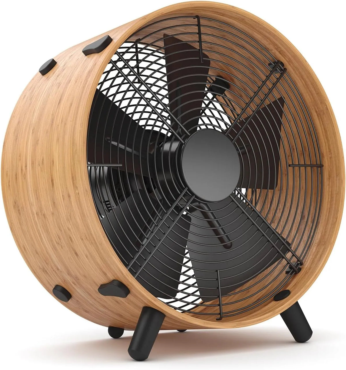 Ventilator Stadler Form, mit 8 Geschwindigkeitsstufen, bis 22 Watt, mit 8 Geschwindigkeitsstufen, Otto, aus Bambus
