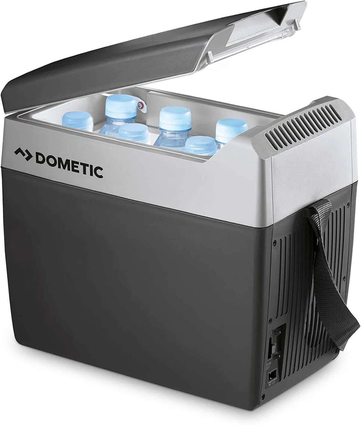 Kühlbox TCX 07 K, Warmhaltebox mit 12/230V, thermoelektrische Kühl‑, leise & energiesparend, Büro, für Getränke und Snacks, Fassungsvermögen 7L
