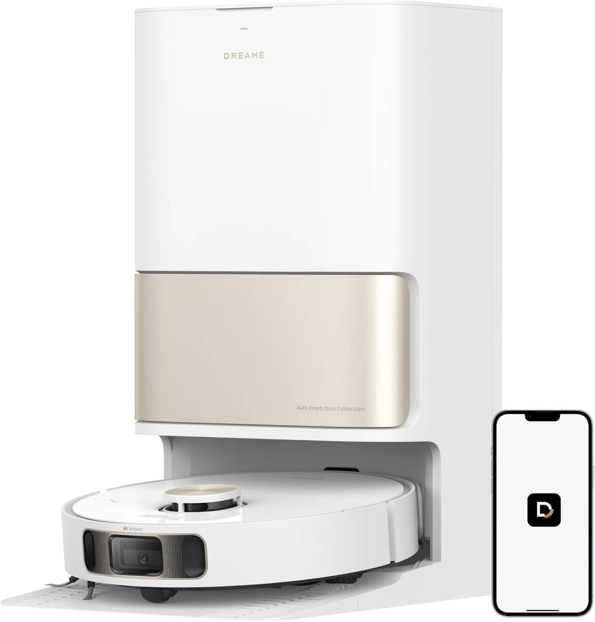 Dreame Saugroboter L10s, 7.000 Pa Saugkraft, Pro Ultra Heat mit Wischfunktion, Automatische Moppreinigung mit heißem Wasser, Moppverlängerung