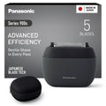 Panasonic Modell ES-PV3B-K803 900s, Nass- und Trockenrasierer mit 5 Klingen für Männer, USB-C, Anthrazit, Series Kompakt-Rasierer, Case