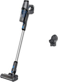 Rowenta Staubsauger RH6921, 45 Minuten Laufzeit, einfacher Zugang vom Boden bis zur Decke, Farbe Grau-blau, Lithium-Ionen-Akku