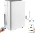 Klimaanlage 24h 3in1 Echos Mobile, 12.000 BTU, WiFi & Fensterabdichtung Mobiles Klimagerät Leise ≤56dB App, mit Abluftschlauch