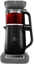 Karaca Wasserkocher, Caysever Robotea Pro 4-in-1 Sprechender Automatischer Teekocher & Caydanlik, Leistung 2500W, Filterkaffeemaschine