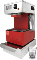 Espressomaschine 0820 LA GONDOLA, professionelle Grundplatte, Set, Quick Mill in Rot