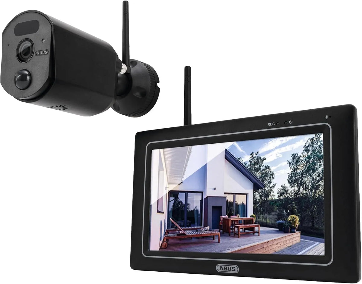 Kamera PPDF17000 1080p, Alarm- und Aufnahme-Modus, einfache Handhabung, Nachtsicht, ABUS Überwachungskamera EasyLook BasicSet, Gegensprechfunktion