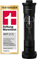 Modell Fizz CO2 31943K00 GROHE Blue, 3 einstellbare Sprudel-Stufen, 1x 0,85l Wasserflasche + Reinigungspulver, ohne Flasche, in Schwarz