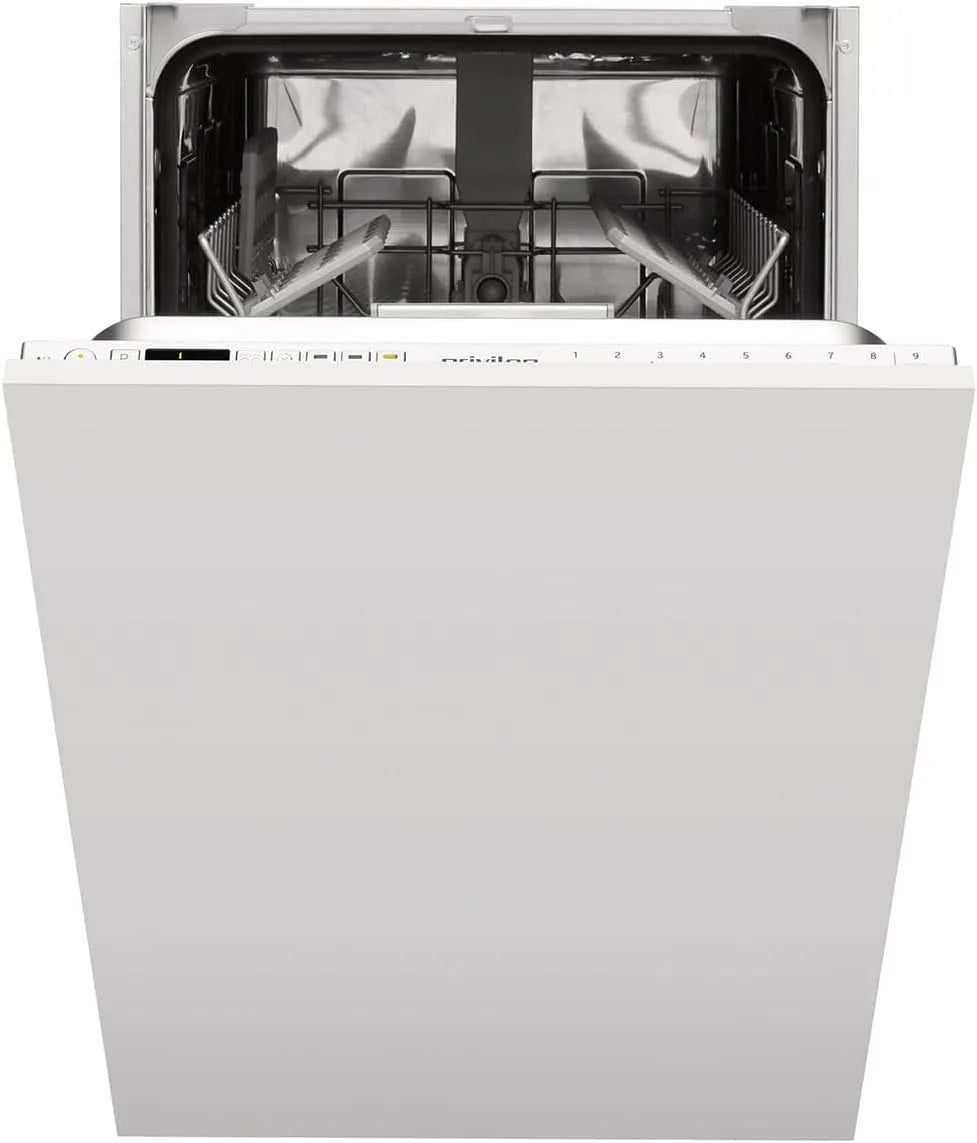 Geschirrspüler 3T224, Privileg RSIO E Vollintegrierbarer 45 cm, eXtra Programm, Automatik-Programm, Push&Go, Startzeitvorwahl, Halbe Beladung