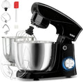 Küchenmaschine 10+P YASHE, leistungsstarke Knetmaschine mit 4,5 + 5L Edelstahlschüsseln, Kippkopf, Rührbesen und Schneebesen, Leistung 1500W