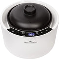 Modell mit Keramiktopf KCC-280 KeMar Reiskocher, Topf ht vollständig aus Keramik, Fassungsvermögen 2,5l mit Keramiktopf, Leistung 900W, Tonkeramik