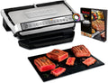 Tefal Grill GC722D16, Leistung 200 W, 9 Betriebsprogramme, OptiGrill+ XL Kontaktgrill, manueller Modus, Garstufenanzeige, Dickemessung, Elektrogrill