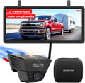 Modell Rückfahrkamera Kabellos Mit 7,2' Display: 1 Min Installation 1080P AUTO-VOX Solar, Geeignet für LKW, Anhänger, Van, Wohnmobile