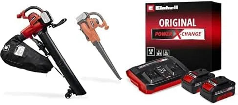 Einhell Laubsauger GE-CL 36, Akku /230 Li E Power X-Change, max. 225 m³/h, Spannung 18 V, Fassungsvermögen 45 L Fangsack, 230 km/h, Li-Ion, Blasrohr
