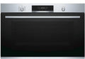 Bosch Backofen VBD5780S0, 60 x 90 cm extra breit, Pyrolyse Selbstreinigung, Versenkknebel, Serie 6 Einbau, 1-fach ebenunabhängiger Teleskop-Auszug