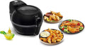 Tefal Heißluftfritteuse FZ7228, Gewicht 1,2 kg für 6 Personen, gesunde Fritteuse ohne Öl, kein Schütteln, Timer, in Schwarz, Leistung 1550 W