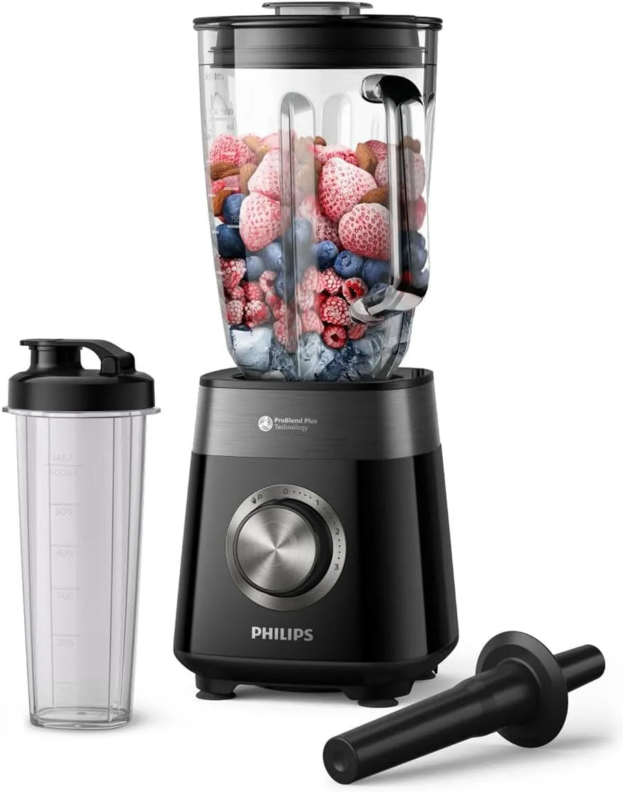 Philips Standmixer 5000 HR3031/00, Serie inklusive. Blend-and-go-Behälter
