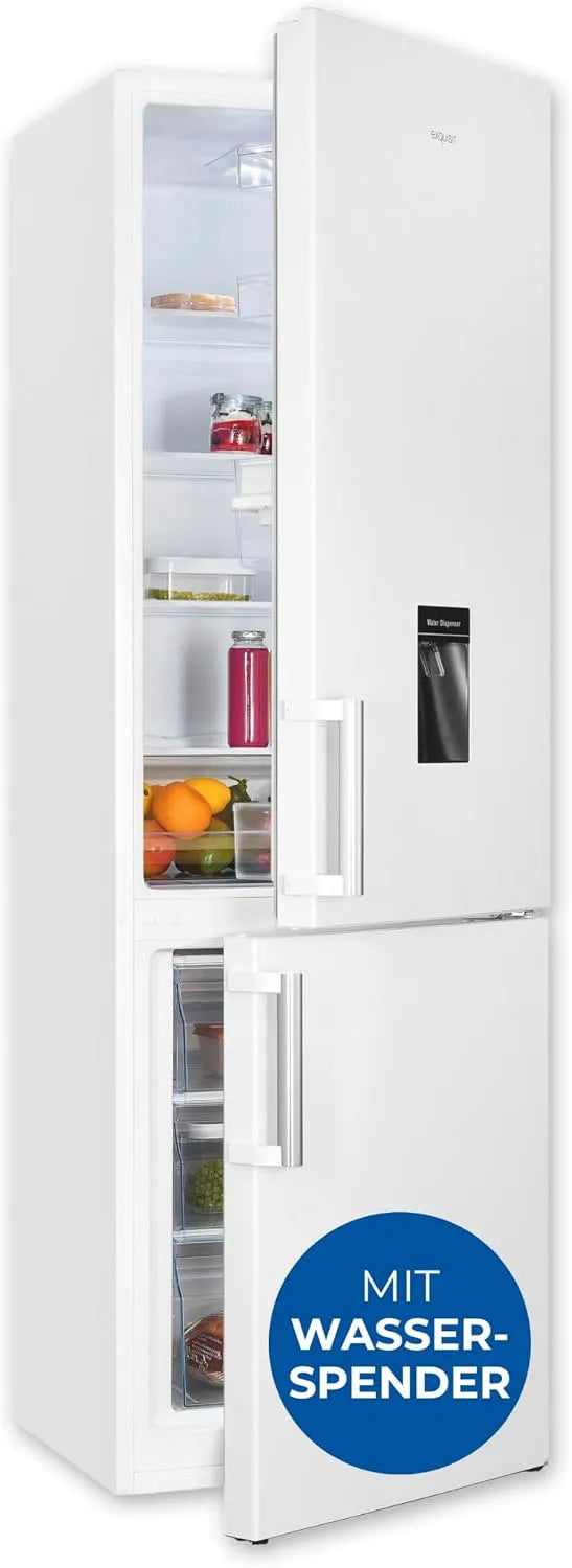 Exquisit Kühl-Gefrierkombination 4-Sterne-Gefrierfach KGC5265-70-H-WS-010E, Kühlschrank mit Gefrierfach, 180 cm Höhe, Fassungsvermögen 268 Liter