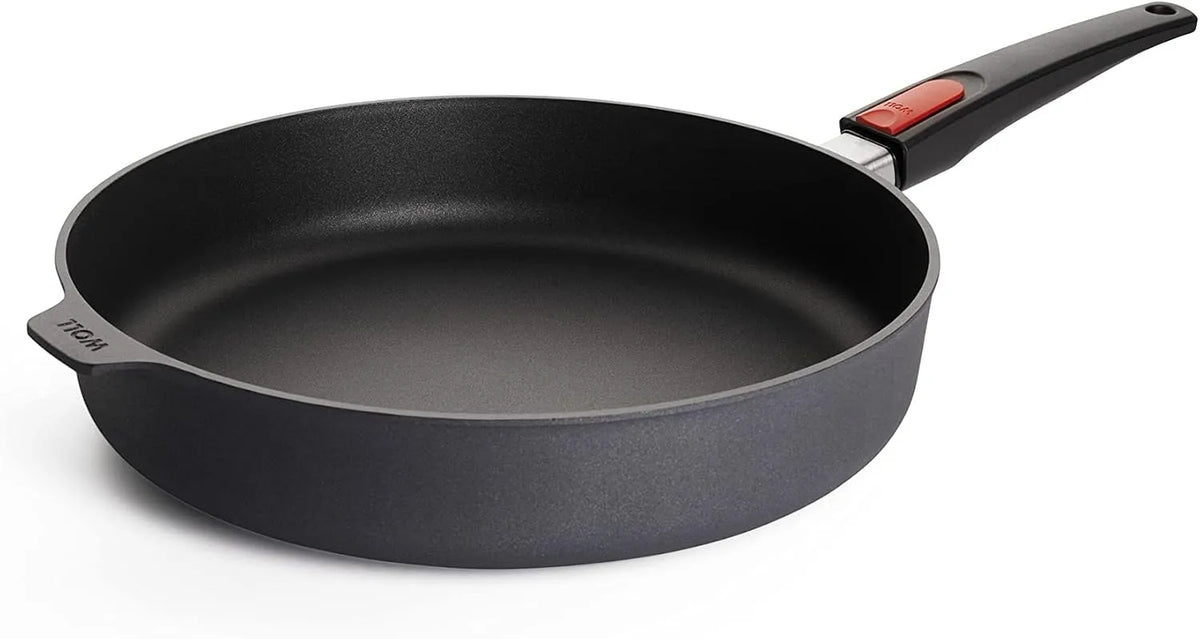 Backofen, Diamond Lite Hochrandpfanne Ø 32 cm mit abnehmbarem Stiel, Woll, Antihaftpfanne aus Aluminiumguss, backofenfest & spülmaschinengeeignet