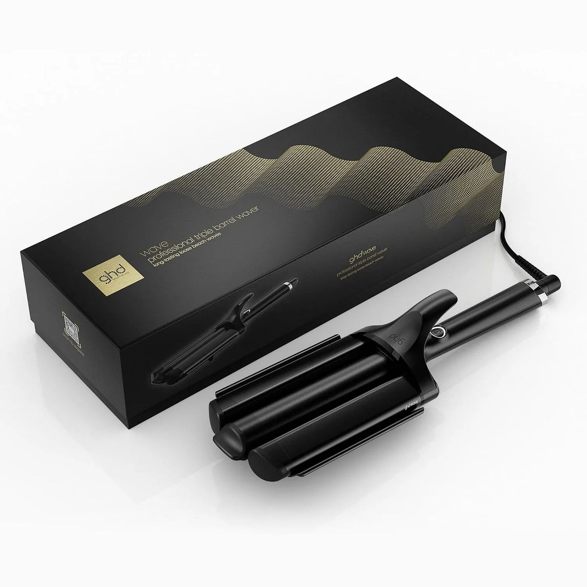 Ghd Triple barrel waver Welleneisen: Für schnelle wave, lockere Beach Waves, langanhaltende Ergebnisse, glänzendes Finish, weniger Frizz