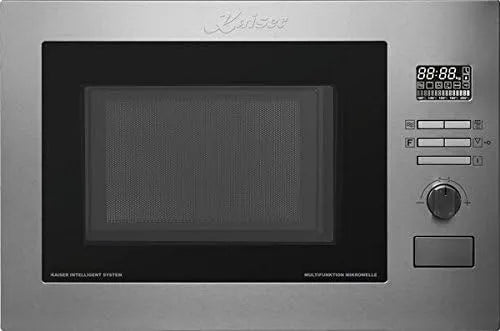 Mikrowelle EM 2520 2017-2018 Kaiser Edelstahl Einbau, Fassungsvermögen 25L, 21 Funktionen, 8 Sonderfunktionen Kartoffel Pizza Fisch, UVP 649 EUR