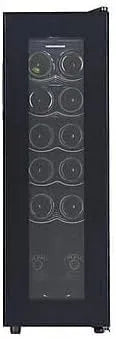 Kühlschrank HRV-A45DRM12, Fassungsvermögen 45 l, Fassungsvermögen 750 ml, ca. 12 Flaschen, 3 Holzablagen, 5 Jahre, Weinkühlschrank, Energieklasse G
